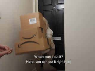 Amazon Delivery adolescent Couldn't Resist Naked Jerking off | xHamster