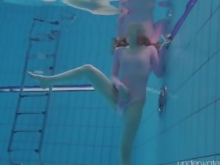 Enjoy Roxalana Underwater Naked in Pool