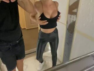 Elevator fuck with stranger was so Horny - Cock22squirt