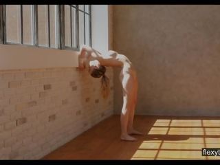 Emma Jomell swell grand Naked Gymnastics