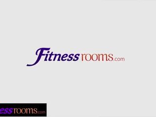 Fitness Rooms desiring Gym Chick Fucks Personal Trainer in Instructional vid
