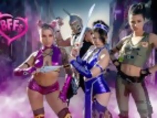 Mortal Kumbat Parody by BFFS feat. Kylie Rocket, Lulu Chu & Luna Legend