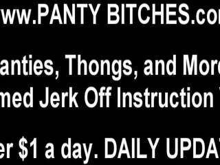 POV Panty Fetish And JOI Jerking Instruction sex clip