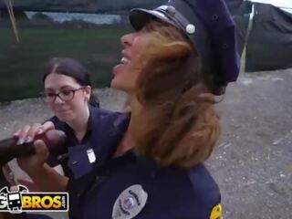 BANGBROS - Lucky Suspect Gets Tangled Up With Some magnificent tempting Female Cops