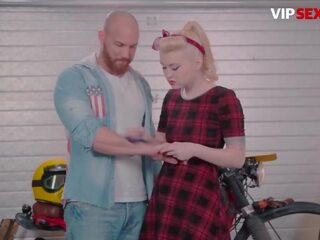 Misha Cross enticing Polish Blonde sexually aroused Pussy Fuck With sweetheart - VIPSEXVAULT x rated video movies