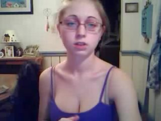 Teen With Glass And Big Tits 2 - Com