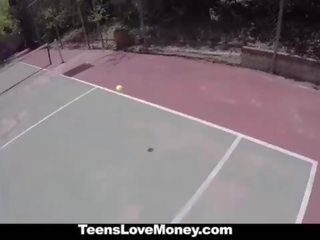 TeensLoveMoney - Tennis prostitute Fucks For Cash
