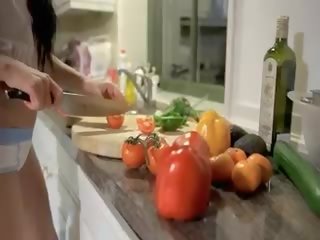 Unreal Vegetable In Her Tight Vagina