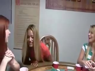 Young Coeds Fucking On Poker Night