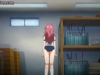 Redhead anime babe having superb sex movie