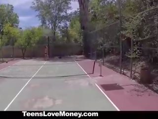 TeensLoveMoney Tennis harlot Fucks For Cash