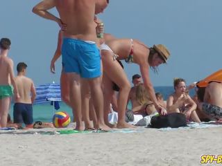 Libidinous Amateur Big Boobs Teens Voyeur Beach movie