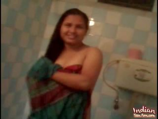 Provocative Bhabhi Changing thereafter Bath